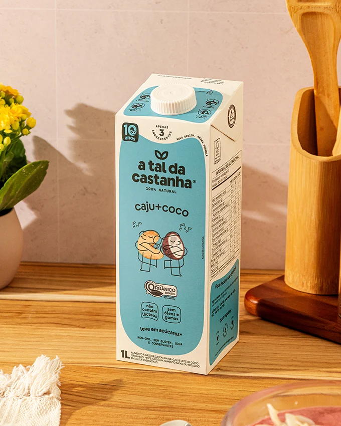 LEITE VEGETAL DE CAJU E COCO 1L